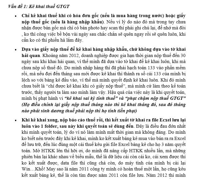 Chia sẻ kinh nghiệm rút ra sau lần đầu tiên quyết toán thuế