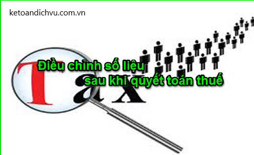 Hướng dẫn điều chỉnh số liệu sau khi quyết toán thuế