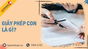 Giấy phép con là gì? Khi nào cần phải xin giấy phép con?