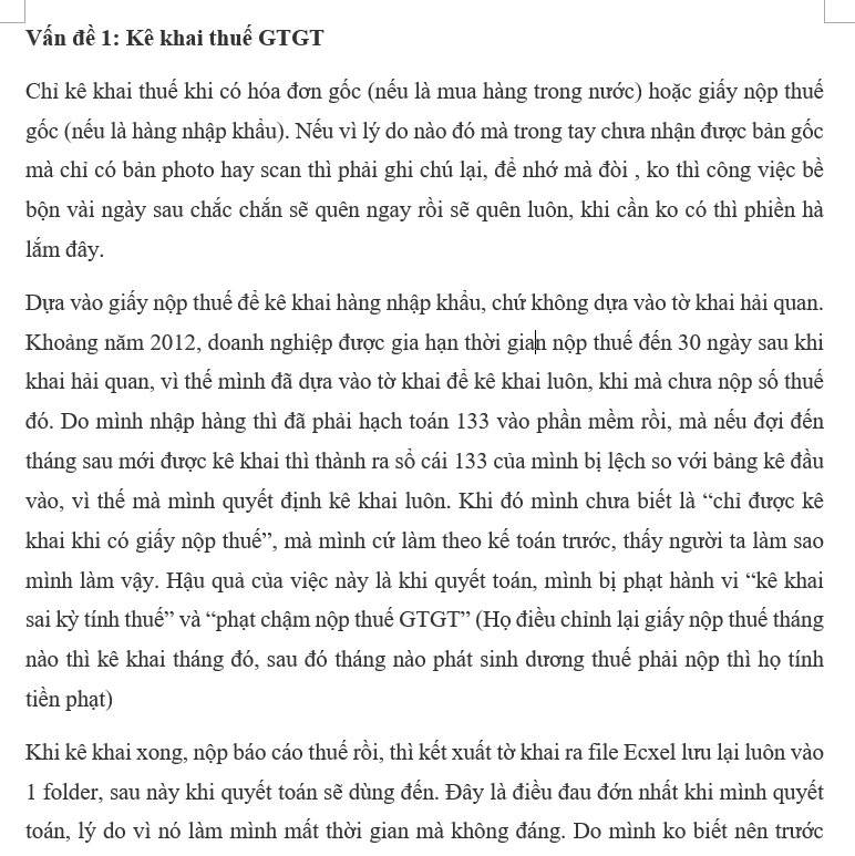 Chia sẻ kinh nghiệm rút ra sau lần đầu tiên quyết toán thuế