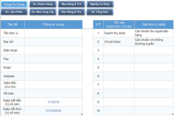 File excel kế toán tổng hợp nội bộ - đơn giản, dễ quản lý